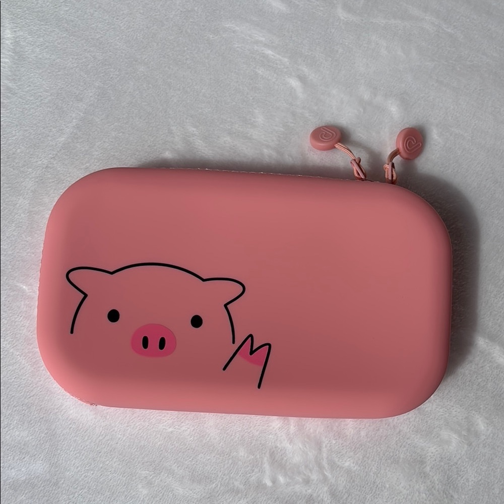 Pink Pig Pencil Pouch
